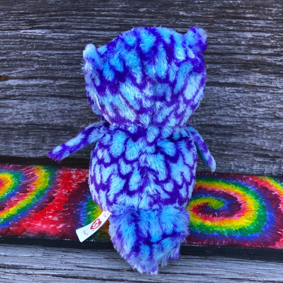 TY Beanie babies Oscar the owl plushie Stuffed animal toy plush Beanie Boos - Picture 3 of 11